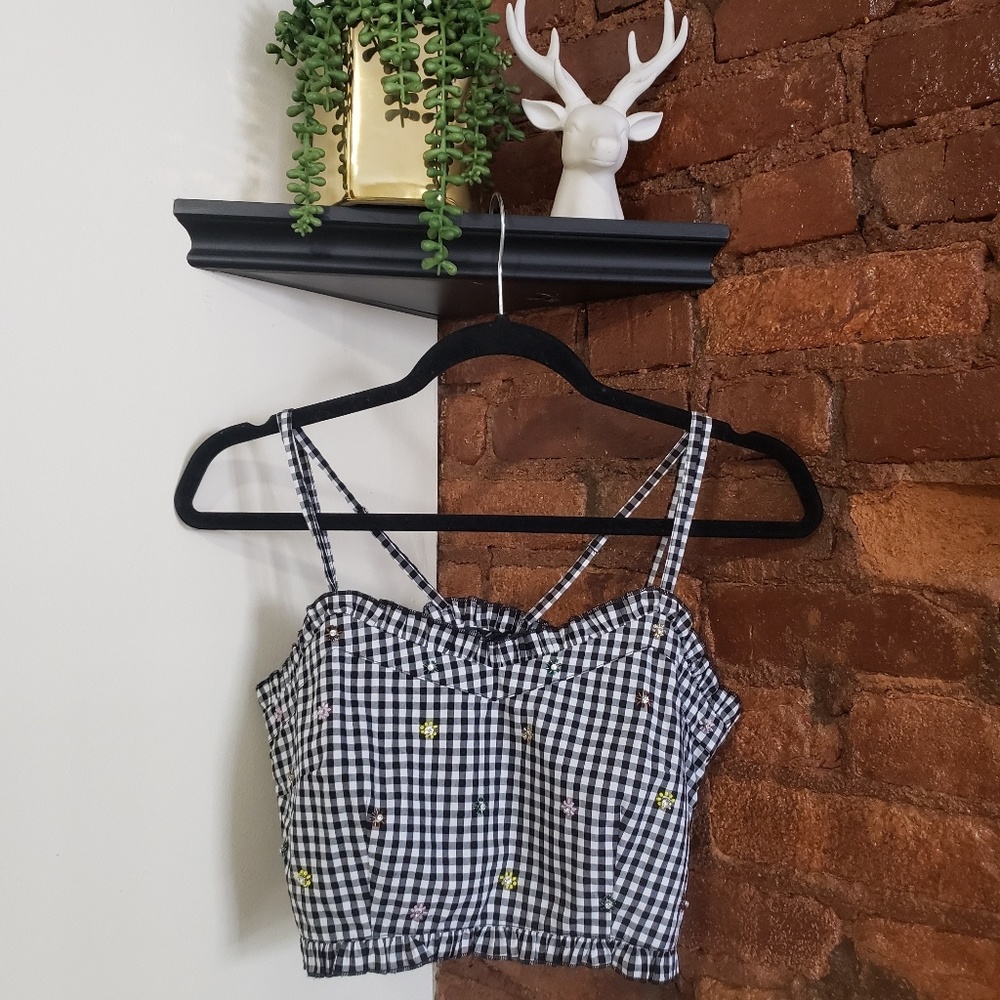 Romeo & Juliet Couture Gingham Top